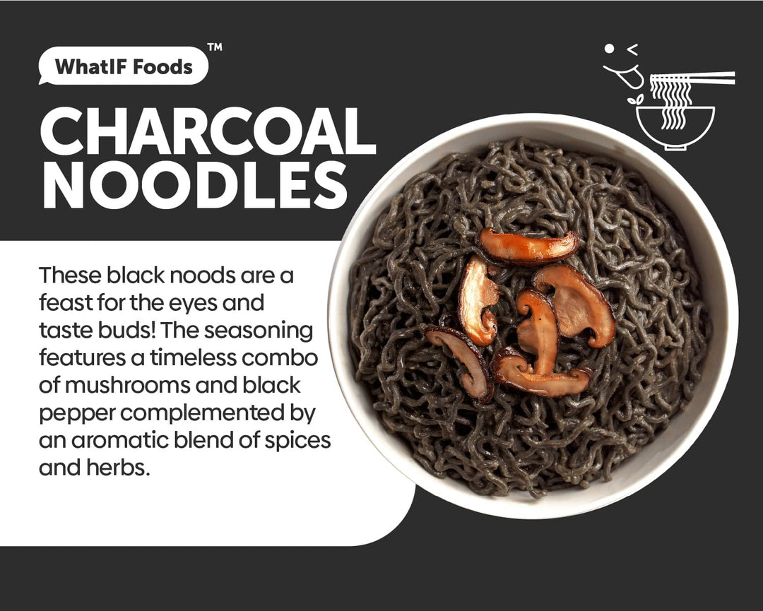 charcoal noodles description