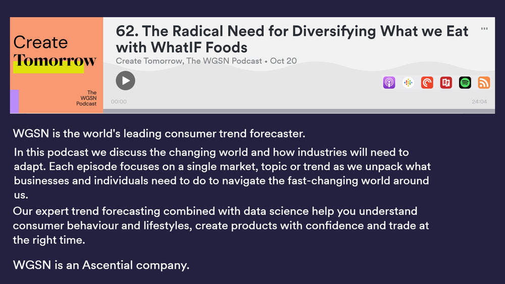 The Radical Need for Diversifying What we Eat with WhatIF Foods