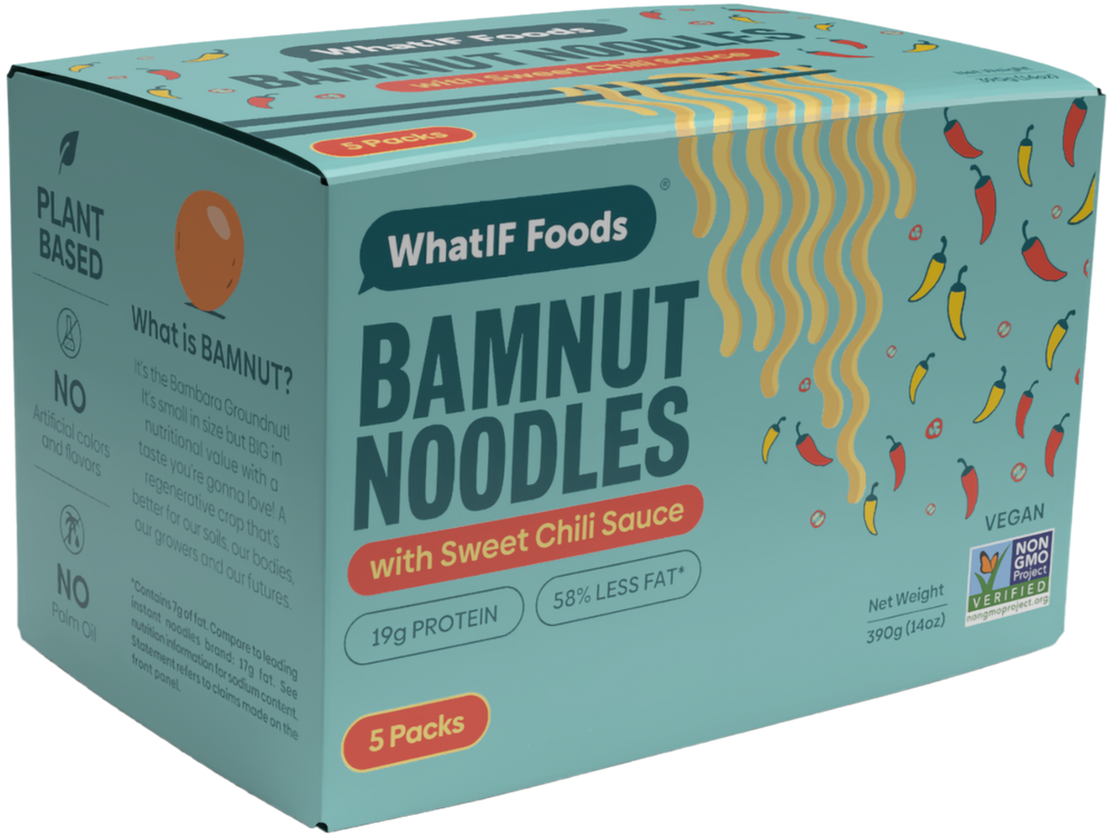 BAMNUT NOODLES WITH SWEET HOT SEASONING