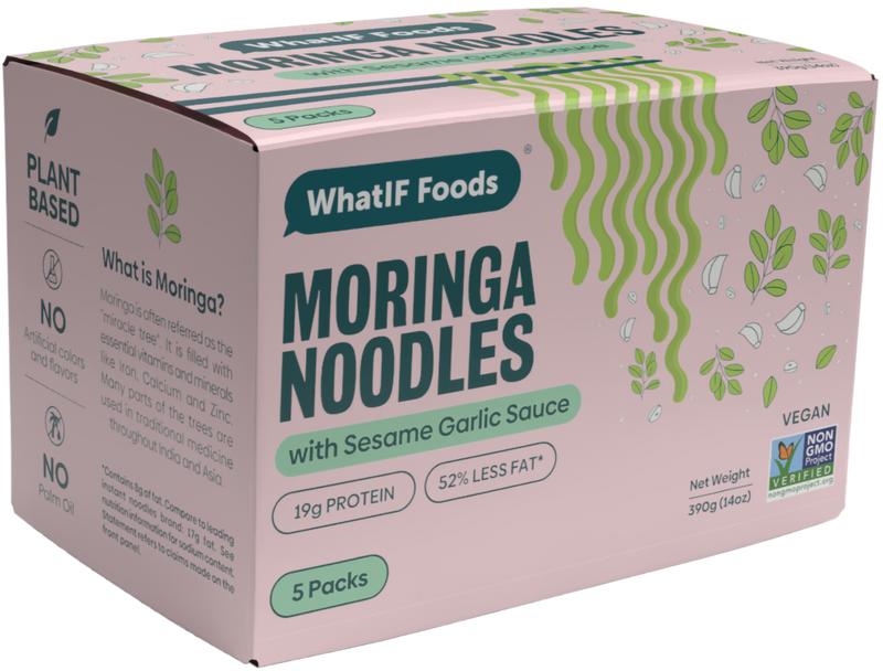 Moringa Noodles with Sesame Garlic Seasoning (case of 6)