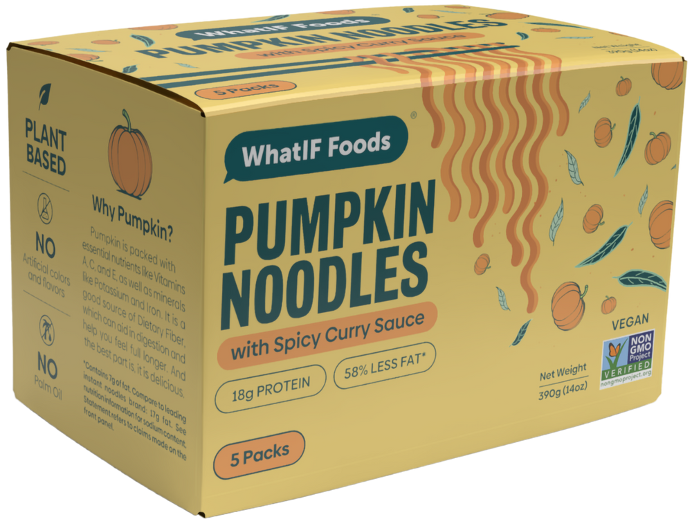 PUMPKIN NOODLES WITH CHEEKY CURRY SEASONING