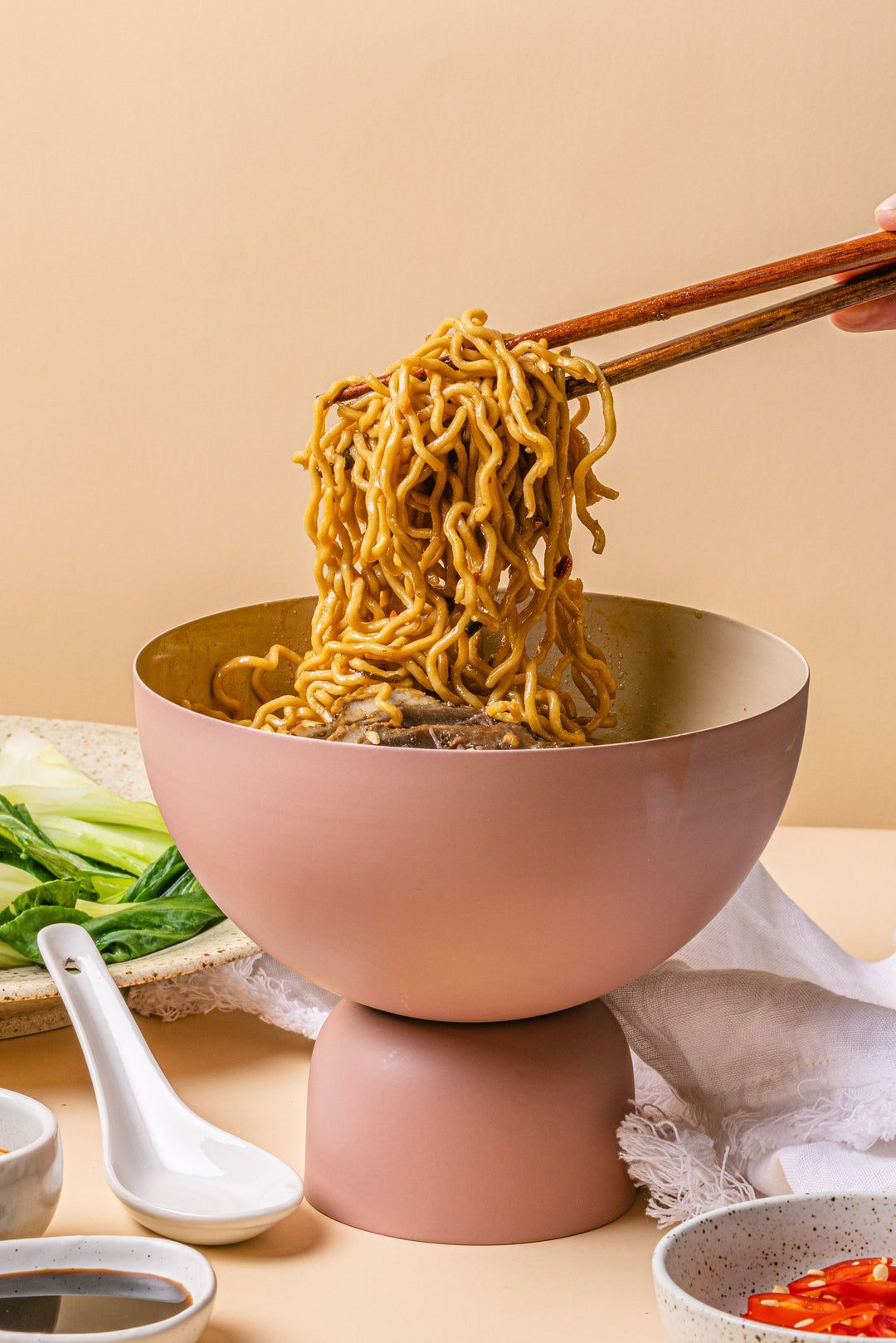 only noods in bowl
